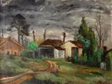 Alfredo Rizzotti, Rua da Terra, 1943, óleo sobre tela