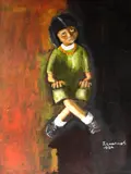 Jânio Quadros, Clotilde, 1984, óleo sobre tela