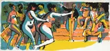 Carybé, Sem Título, 1978, serigrafia
