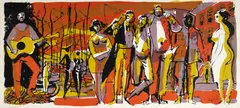 Sem Título by Carybé, 1978, serigrafia, offered Oct 2023