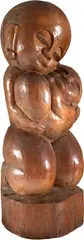 Sem Título by Agenor Silva, 1975, escultura em madeira, offered Oct 2023