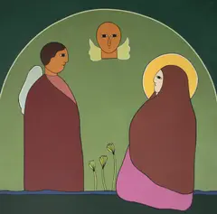 Antonio Maia, Anunciação XV, 1979, acrílico sobre tela