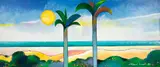 Aldemir Martins, Paisagem, 1988, acrílica sobre tela