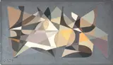 Samson Flexor, Sem Título, 1951, óleo sobre tela