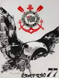 Águia Corinthians by Aldemir Martins, 1977, nanquim sobre papel, offered Oct 2023