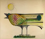 Pássaro by Aldemir Martins, 1969, nanquim e aquarela sobre papel, offered Oct 2023