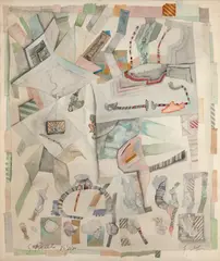 Sem Título by Figueiredo Sobral, 1982, aquarela sobre tela, offered Aug 2023