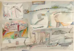Sem Título by Figueiredo Sobral, 1982, aquarela sobre papel, offered Aug 2023