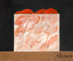 Natureza Morta by Gustavo Rosa, 1980, óleo sobre tela, offered Aug 2023