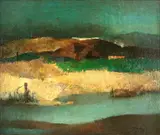 Ado Malagoli, Paisagem do Rio Grande, óleo sobre tela