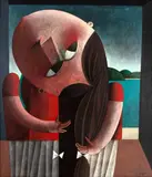 Inos Corradin, Menina de Cabelos Bonitos, 1987, óleo sobre tela