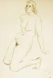 Ernesto de Fiori, Nu Feminino Ajoelhado