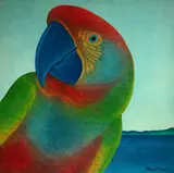 Claudio Tozzi, Papagalia, 1980, acrílica sobre tela colada em madeira