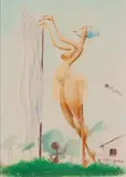 Lanfranco Aldo Ricardo Vaselli Cortelline Rossi, Estendendo Roupa