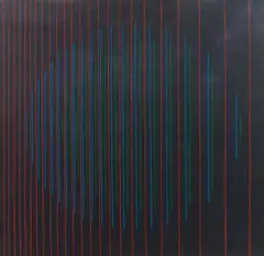 Lothar Charoux, Círculo, 1970, guache sobre cartão colado em eucatex