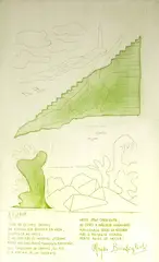 A Escada - Poesia Neyde Bonfiglioli by Tarsila do Amaral, 1972, serigrafia, offered Aug 2023