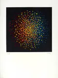 Julio Le Parc, Sem Título, técnica mista sobre serigrafia