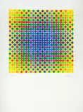 Julio Le Parc, Sem Título, técnica mista sobre serigrafia