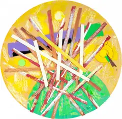 Sem Título by Niobe Xandó, técnica mista sobre cartão, offered Aug 2023