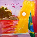Glauco Rodrigues, Angra, 1985, óleo sobre tela