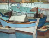 Arcangelo Ianelli, Barcos, óleo sobre tela