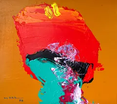 Manabu Mabe, Sem Título, 1995, óleo sobre madeira
