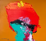 Manabu Mabe, Sem Título, 1995, óleo sobre madeira