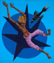 Sem Título by Clóvis Graciano, 1977, óleo sobre tela, offered Aug 2023