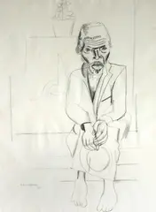 Lasar Segall, Figura, nanquim sobre cartão