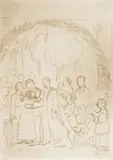 Sem Título by Tarsila do Amaral, lápis sobre papel, offered Aug 2023