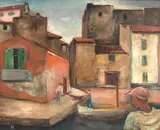 Erich Brill, Paisagem Francesa, 1929, óleo sobre tela