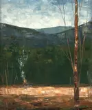 Paisagem by José Paulo Moreira da Fonseca, óleo sobre tela, offered Jun 2023