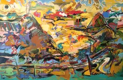 Sem Título by Clara Cavendish, 1993, acrilica sobre tela, offered Jun 2023