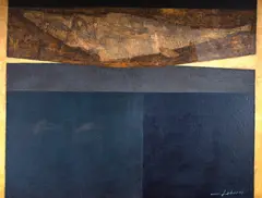 Sem Título by Cleber Gouvêa, 1993, óleo e areia sobre tela, offered Jun 2023