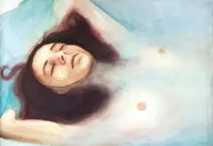 Figura no Banho II by Gregório Gruber, 1975, aquarela sobre papel, offered Jun 2023