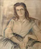 Samson Flexor, Figura, 1961, técnica mista sobre cartão