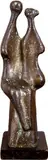 Sonia Ebling, Duas Figuras, escultura em bronze