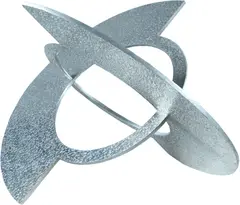 Sem Título by Cleber Machado, 1997, escultura em alumínio granulado, offered Jun 2023