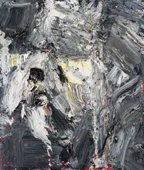 Abstrato by Antonio Helio Cabral, óleo sobre tela, offered Jun 2023