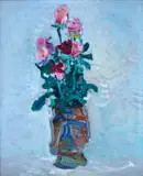 Manabu Mabe, Vaso de Flores, 1979, óleo sobre tela