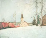 Na Montanha by Navarro da Costa, 1923, óleo sobre tela, offered Jun 2023