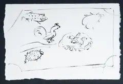 Figuras by Amílcar de Castro, nanquim sobre papel, offered Jun 2023