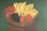 Carlos Scliar, Cesto de Frutas, 1979, óleo sobre placa
