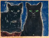 Oswaldo Goeldi, Sem Título, 1970, xilogravura a cores