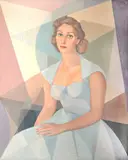 Samson Flexor, Retrato de Marina Raimo, 1953, óleo sobre tela