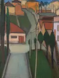 Arcangelo Ianelli, Rua Maestro Cardim, 1955, óleo sobre tela