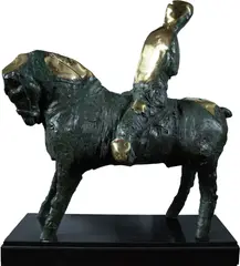 Guerreiro by Mário Agostinelli, escultura em bronze, offered Jun 2023