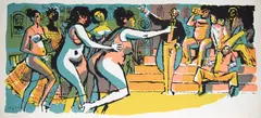 A Morte de Quincas Berro D‘água by Carybé, serigrafia, offered Jun 2023