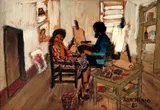 Ranchinho, Atelier, 1980, técnica mista sobre cartão colado sobre placa