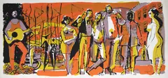 A Morte de Quincas Berro D‘água by Carybé, serigrafia, offered Jun 2023
